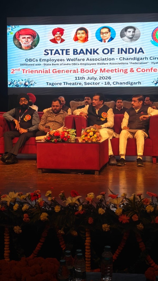 BICCI Chairman Participates as Special Guest at the Second Triennial General Meeting & Conference of SBI OBC Employees Welfare Association, Chandigarh Circle